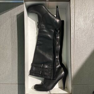 Cole Haan Black Knee High Boots